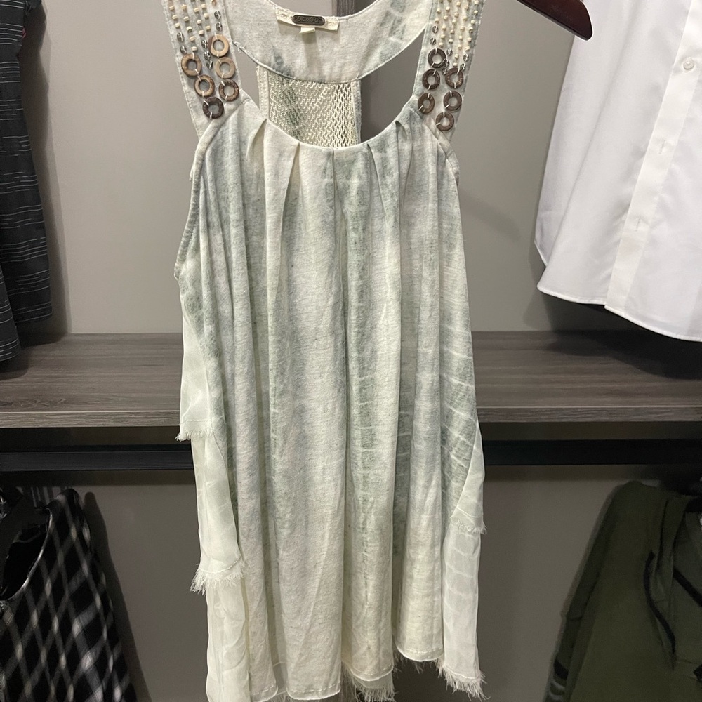 Miss Me Knit Top in Cream and Sage